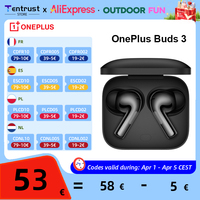 Global Version OnePlus Buds 3 TWS Earphone 49dB Active Noise Cancellation Bluetooth 5.3 True Wireless Headphone Earbuds