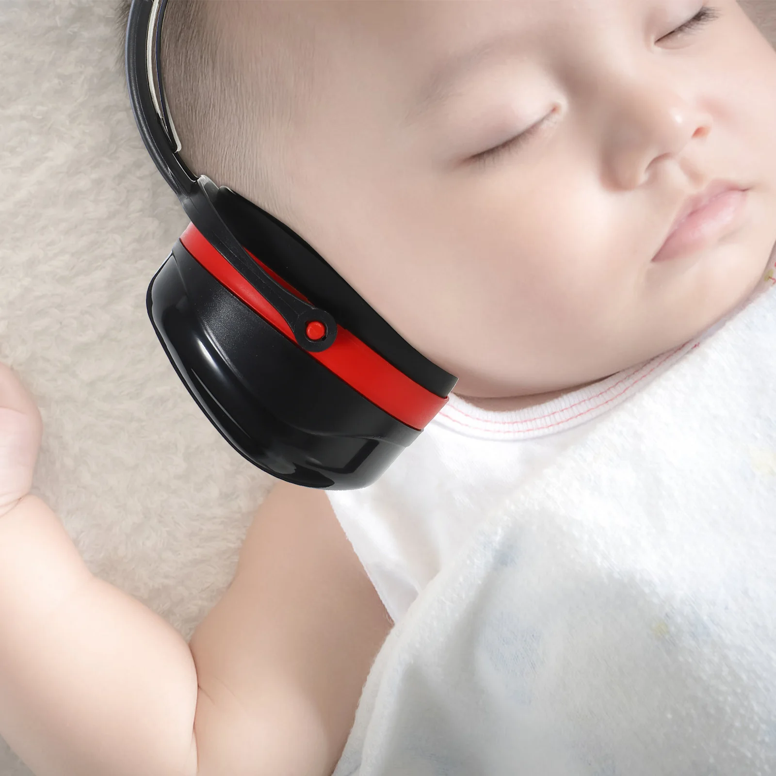 

Children's Safety Ear Muffs Premium ABS Noise Reduction Headphones Lightweight Comfortable Sleep Soundproof Earmuffs for Noise