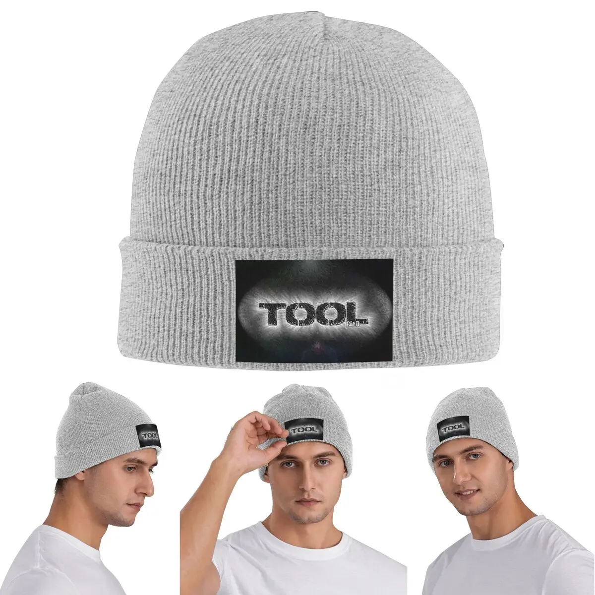 

Теплая вязаная шапка с ремешком для инструментов, зимняя вязаная шапка с капюшоном, шапочки Skullies, шапки в стиле хип-хоп для унисекс