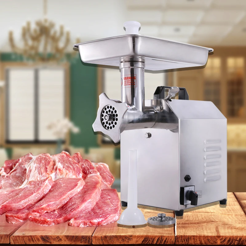 

Commercial Luxury Meat Grinder Easy Operating Stainless Steel Meat Processing Machinery Hot Sale For Kitchen Use 220v