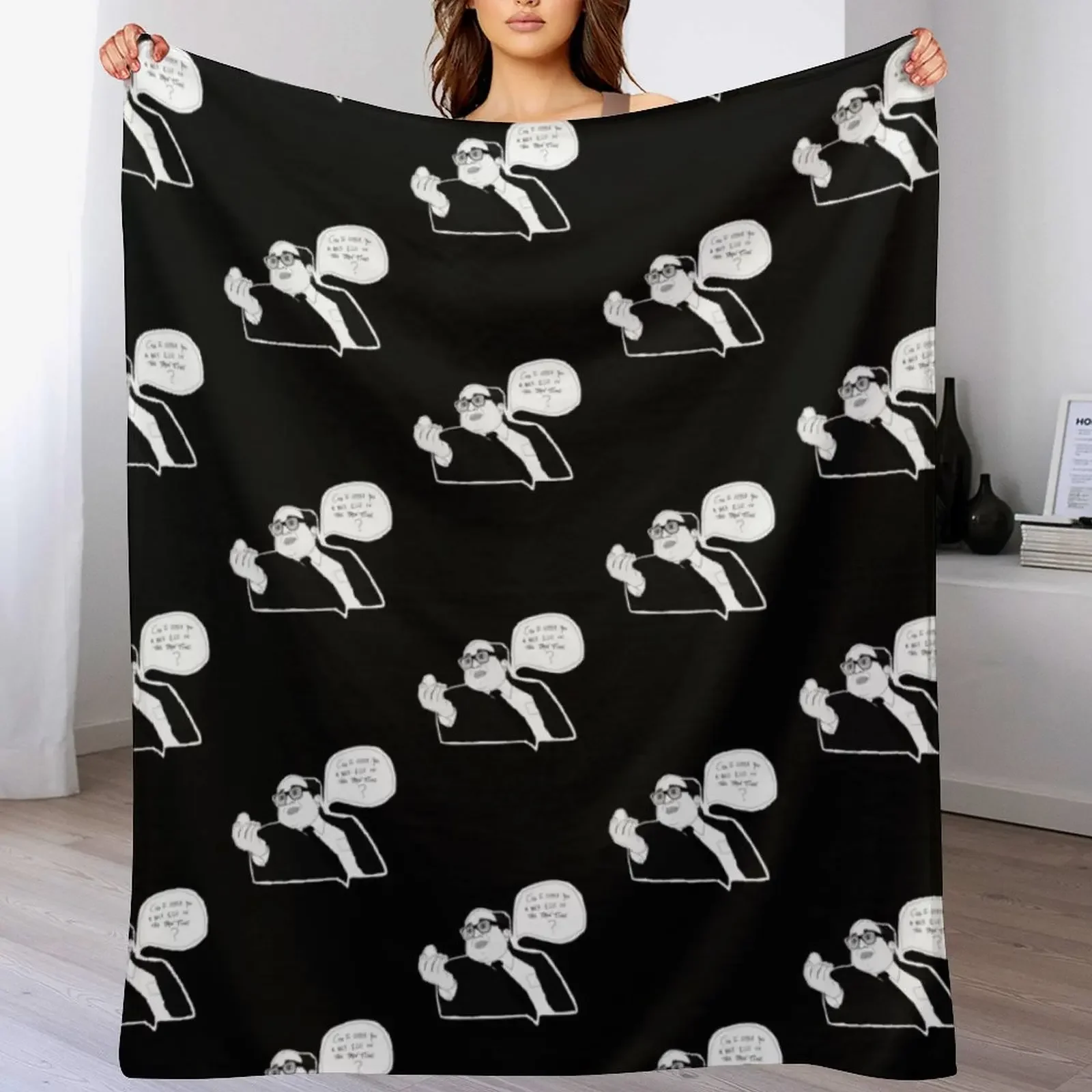 Can I Offer You A Nice Egg In This Tryin' Time? Throw Blanket Multi Purpose Soft Warm Blanket for Home Travel