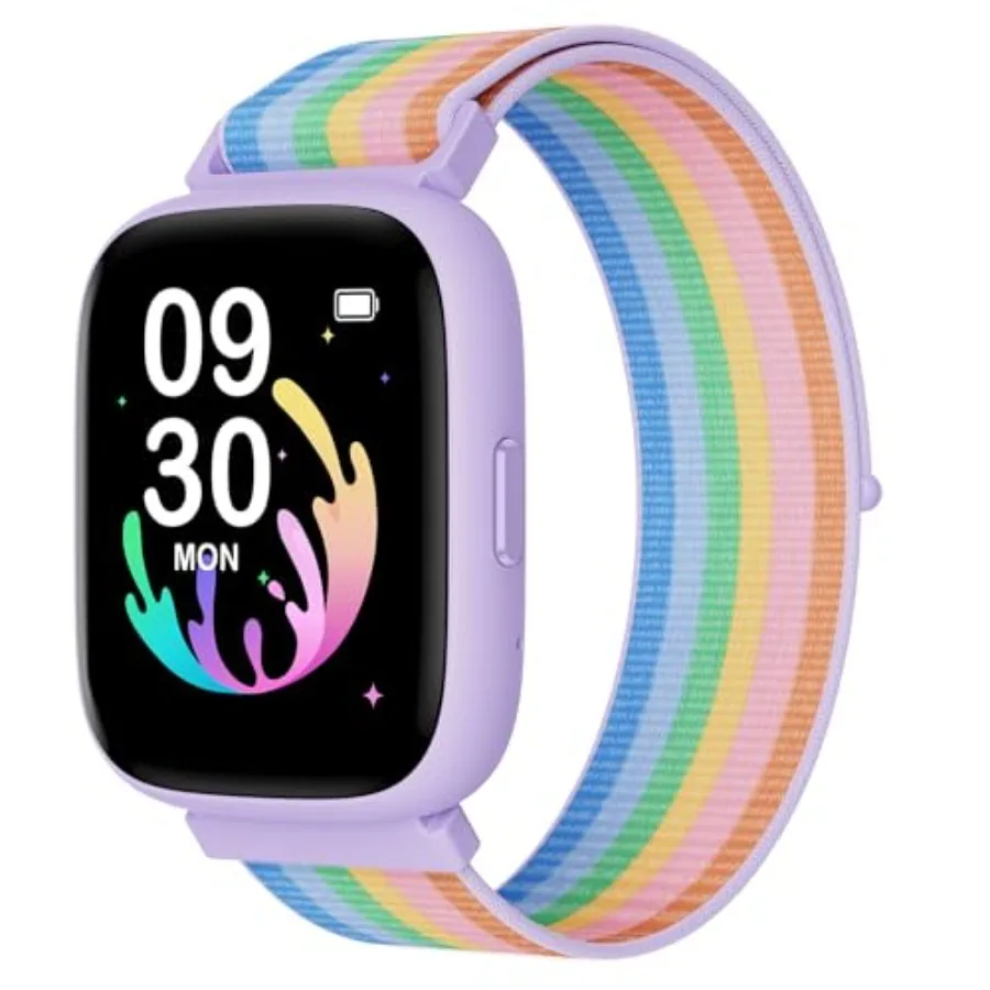 Smart Watch for,1.8" Fitness Tracker Watch Pedometer, Heart Rate, IP68 Waterproof, Sleep Monitor, Calorie Step Counter, 5 Puzzl