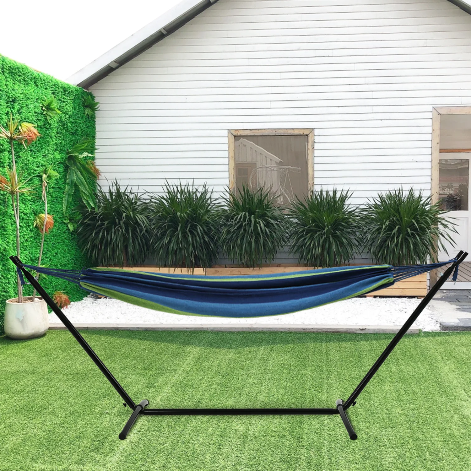 حامل أرجوحة معلق للكرسي، حامل أرجوحة حسية من الفولاذ شديد التحمل، حامل محمول قابل للتعديل مع حقيبة حمل (بدون أرجوحة) #2