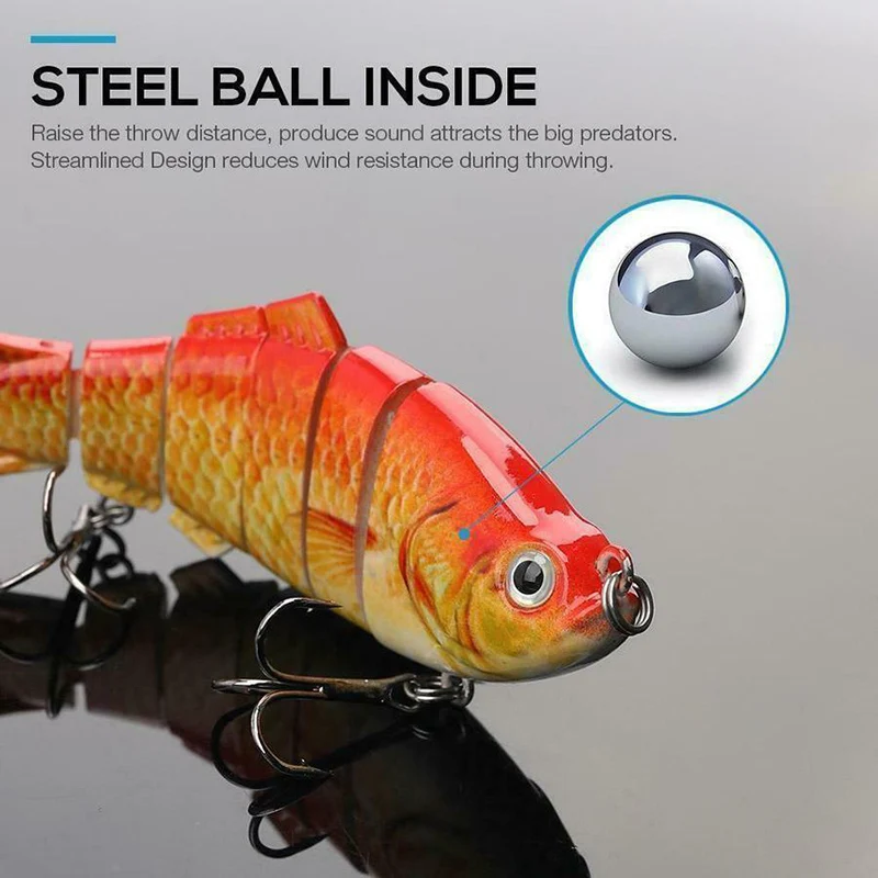 Five Piece Realistic Bionic Lures 2