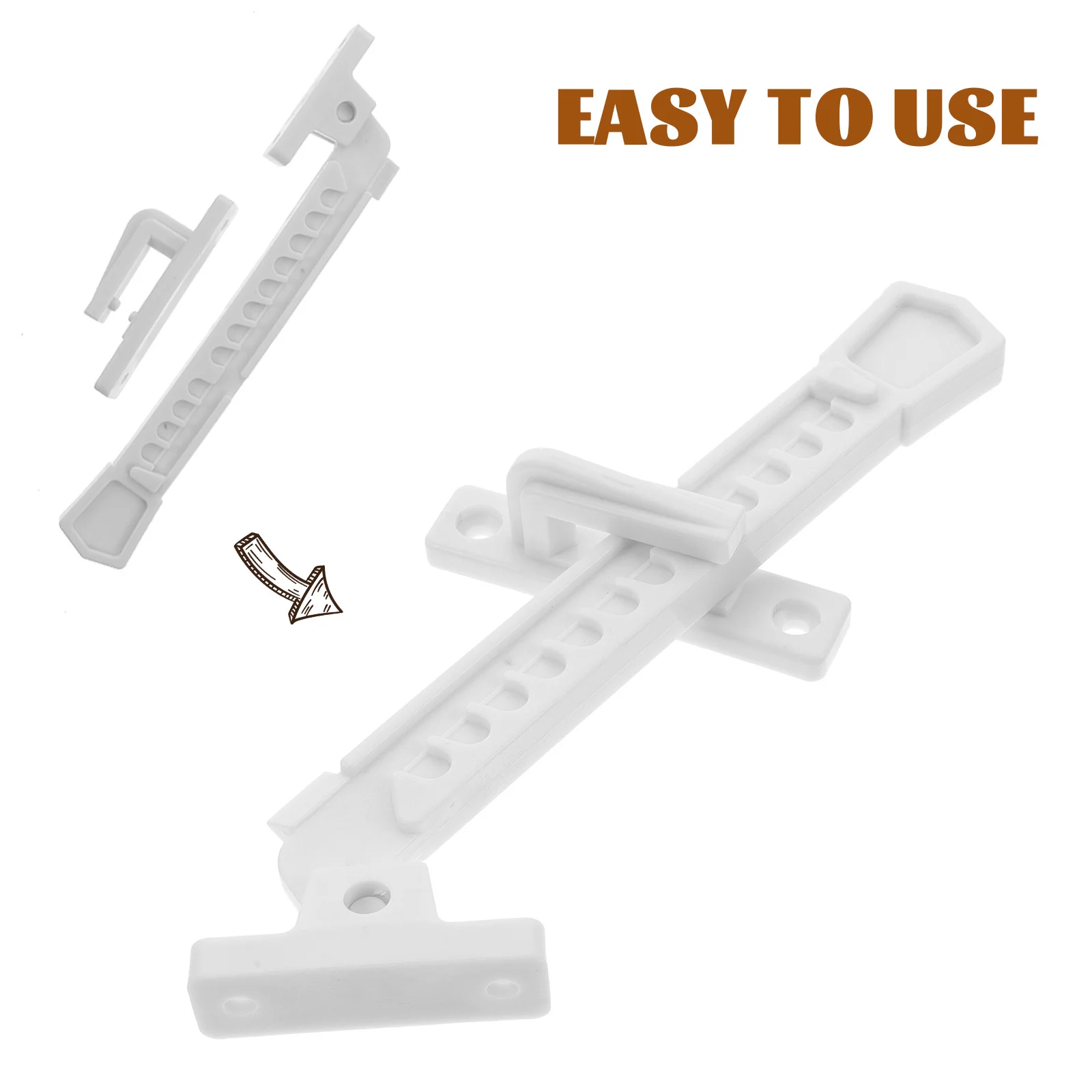 

Window Security Bar ABS Durable Child Safety Lock Baby Proof Sliding Window Limiter Anti-Theft Security Lock Door Safety