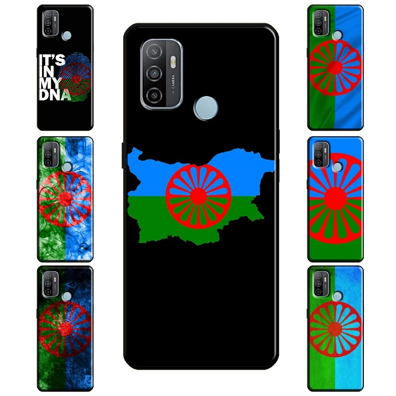 Gypsy Romani Roma Flag Case For OPPO Find X3 Pro F5 F7 A52 A72 A15 A83 A91 A3S A5S A5 A9 A31 A53 2020 Back Cover