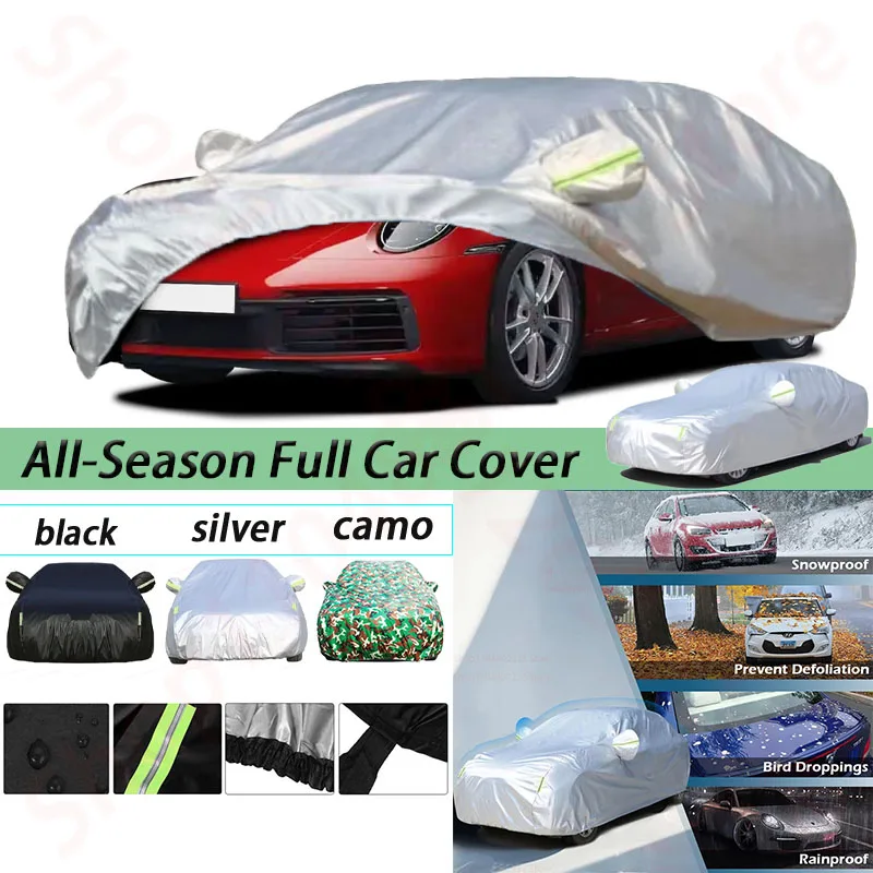 

Waterproof Cover for 1998-2023 Porsche 911 All Weather Full car Covers for Snow Rain Dust Hail Protection