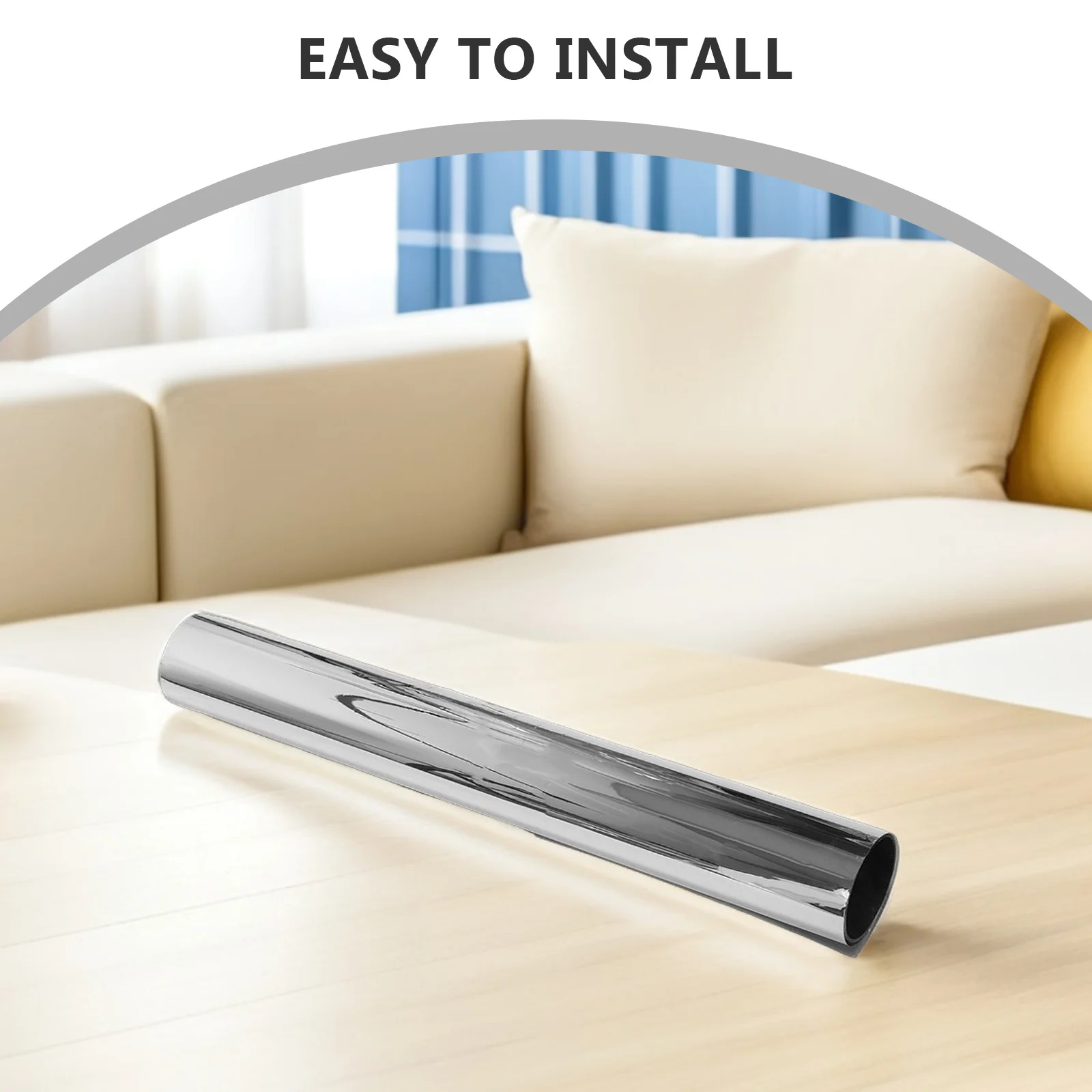 طريقة واحدة الخصوصية نافذة الفيلم عاكس ثابت تتشبث الشمس حجب التحكم في الحرارة فيلم العزل لخصوصية نافذة المكتب المنزلي #2