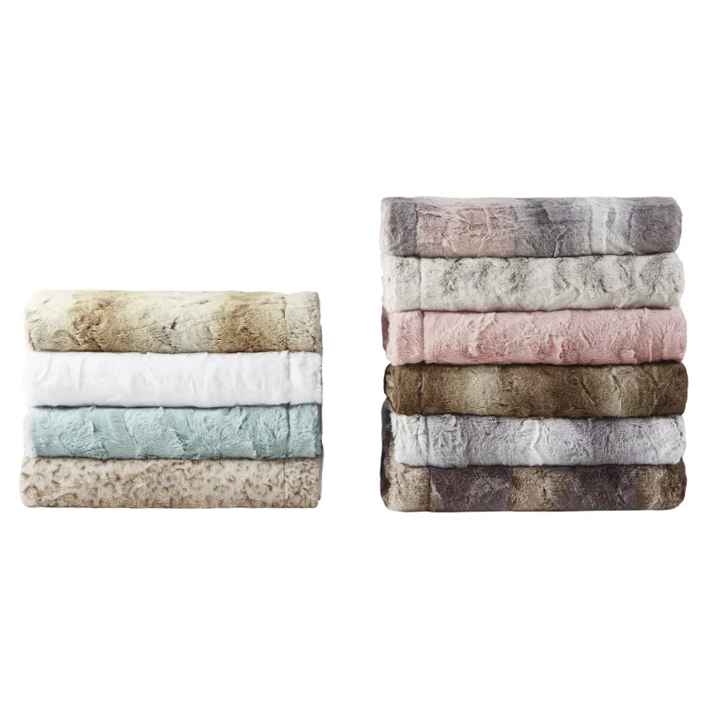 1 lancio in pelliccia sintetica 50x60