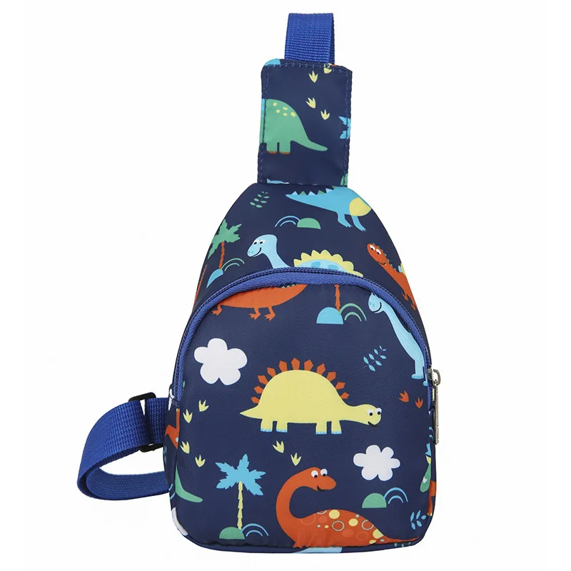 Children\'s Cute Dinosaur Shoulder Bags Baby Girls New Casual Boys Kids Chest Bag Coin Purse Nylon Handbags Small Messenger Bag