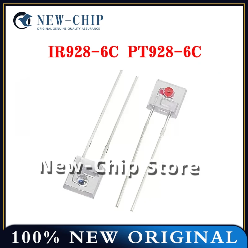 

50PCS-1000PCS/LOT IR928-6C DIP-2 Square side infrared emitting tube PT928-6C photosensitive receiving tube diode NEW ORIGINAL