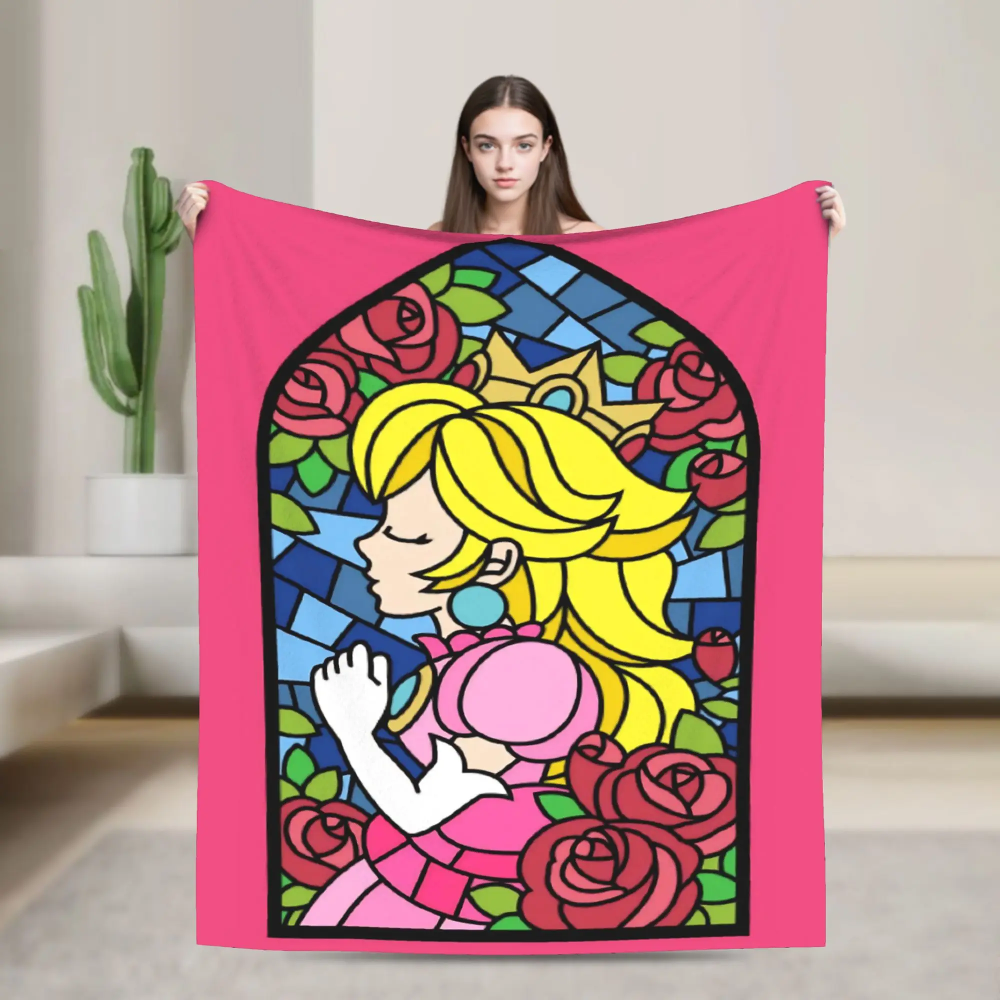 

Прекрасные одеяла принцессы персика, фланелевые летние кондиционеры Marioo, многофункциональное одеяло для дивана, дивана, коврика