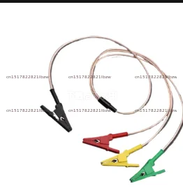 Mine transparent double-ended clip grounding wire one-point three-pronged mine underground short cable