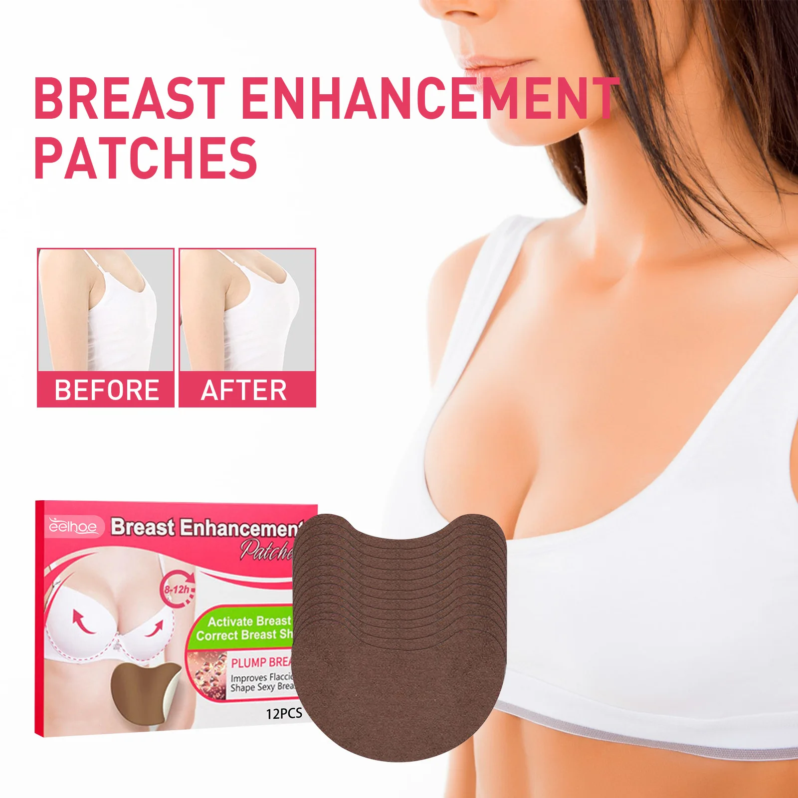 Bust Enhancement Patch Chest Lifting Firming Prevent Sagging Increasing Boobs Size Body Shaping Breast Moisturizing Plump Patch