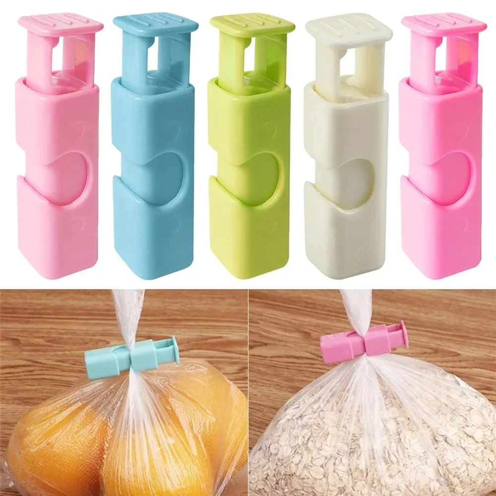 2/4/6PCS Sealing Clip Food Preservation Bag Clip Snack Fresh Food Storage Seal Bag Clips Sealer Clamp Kitchen Storage Tool