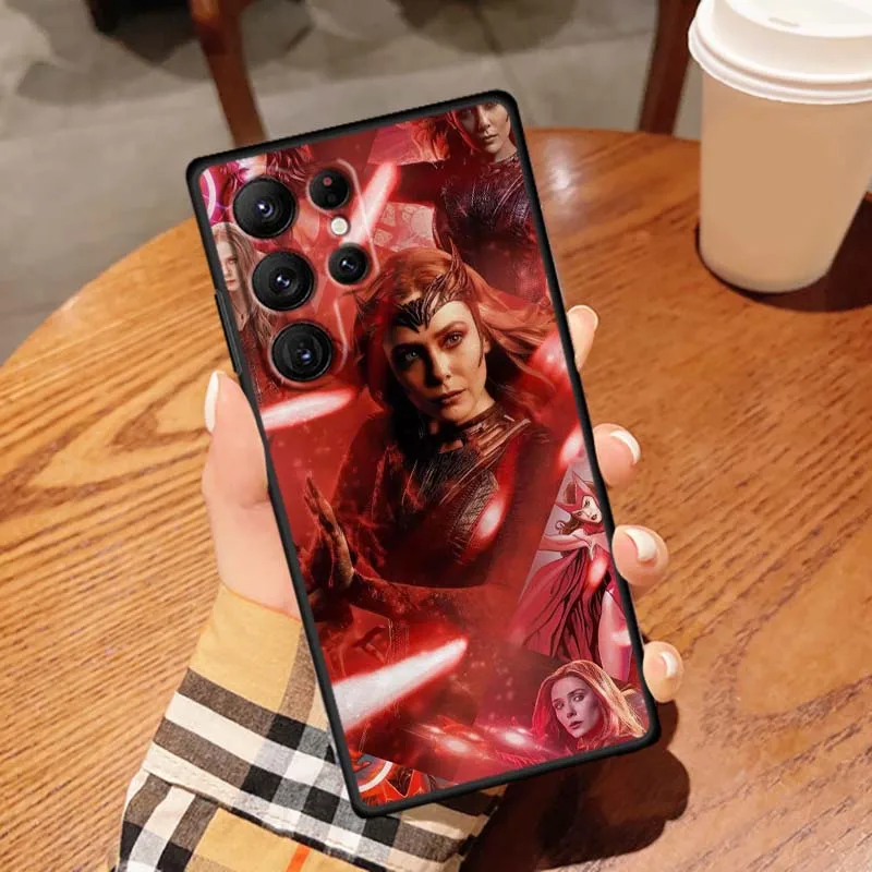 W-Wandas أنيمي كول لسامسونج غالاكسي S26 S25 S24 S23 S22 S21 S20 الترا بلس FE 5G أسود لينة غطاء من البولي يوريثان الحراري