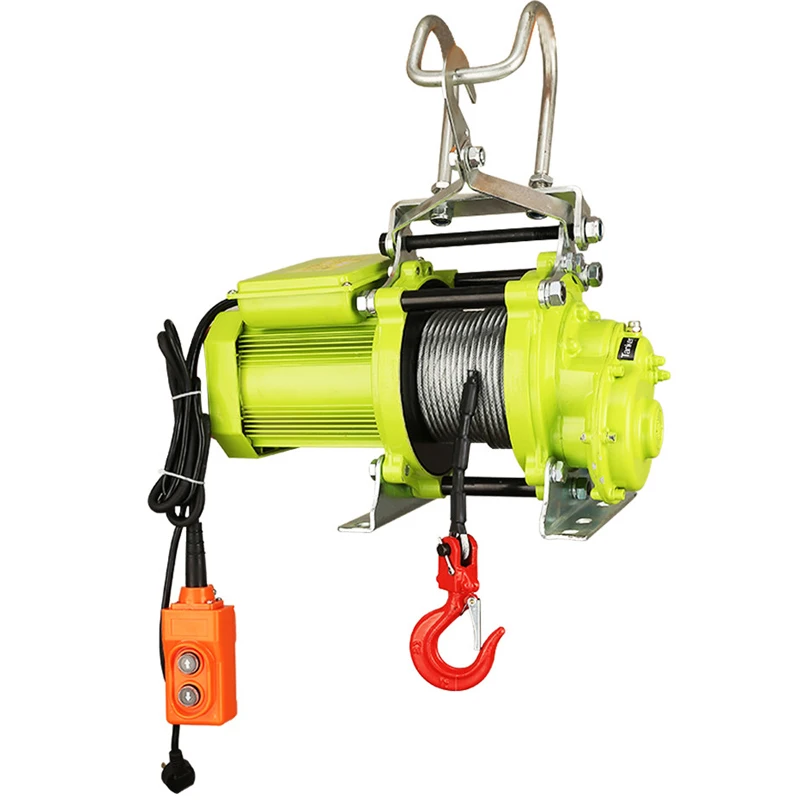 Electric Hoist, 220V Compact Crane, Brushless Ultra-Fast Lifting Hoist, Wired/Remote-Controlled Winch, Portable for (Customized)