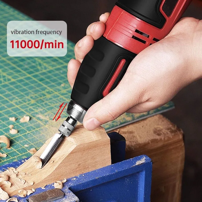 Electric Carving Machine Chisel Carving Knife Set Wood Carving Tools Woodworking Chisel Root Carving Polishing, Carving