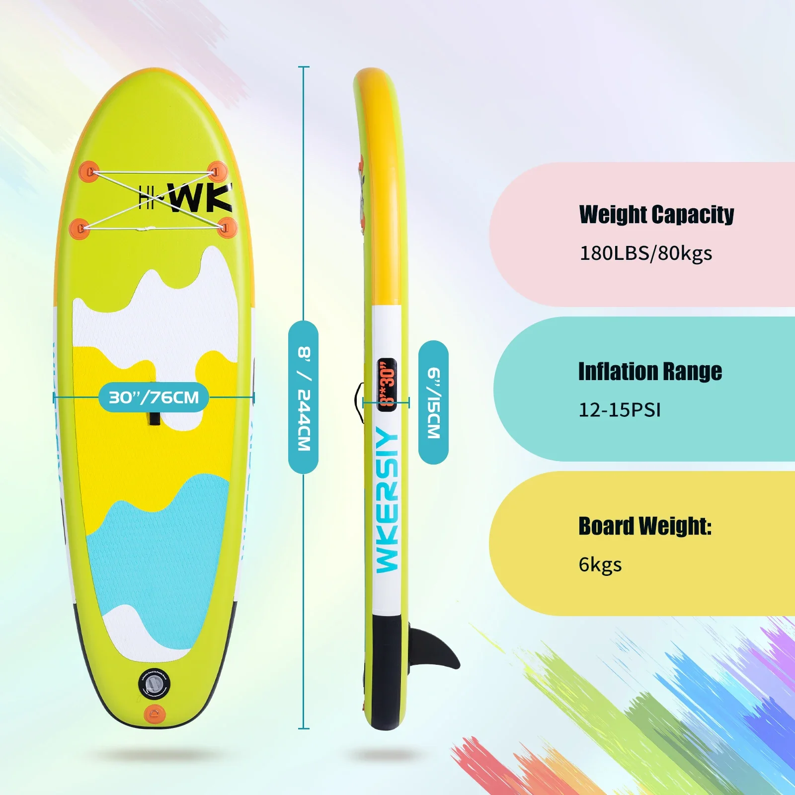 Colorful Kids Board Sup Children Paddleboard Supboard Isup For Sale