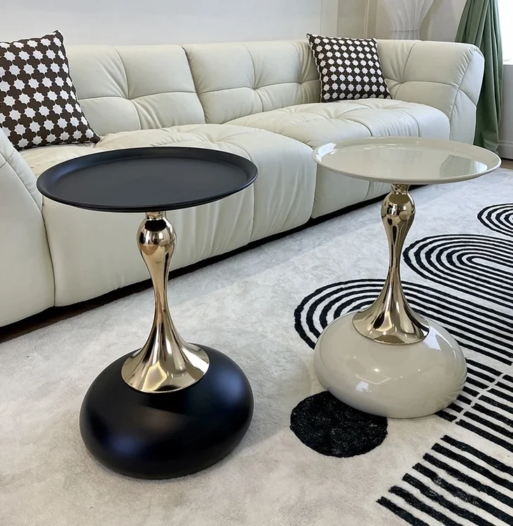 

Contemporary Luxury Metal Iron Living Room Coffee Table for Home Office & Bar & Kitchen Modern Dining Coffee Table Use