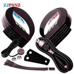 Car Auto Compact Horn 12V Waterproof Car Horns Super Loud Dual - Tone Electric Snail Horn Kits For Any Tuto Vehicles Universal