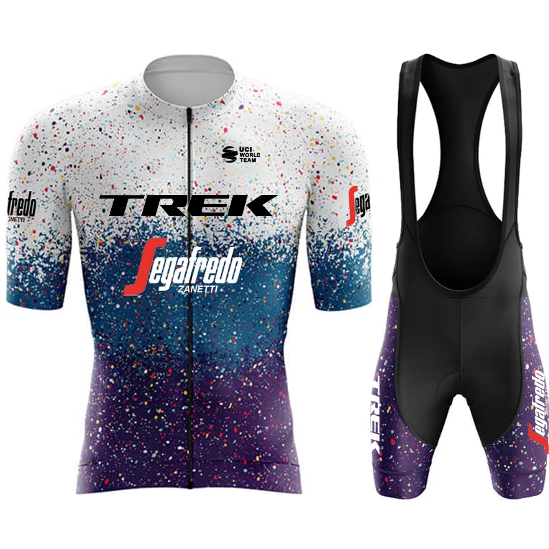 

Cycling Jersey 2024 Pro Team TREK Men's Outfit Set Suit Sports Clothing Pants Man Clothes Mtb Bib Summer Uniform Complete Shorts