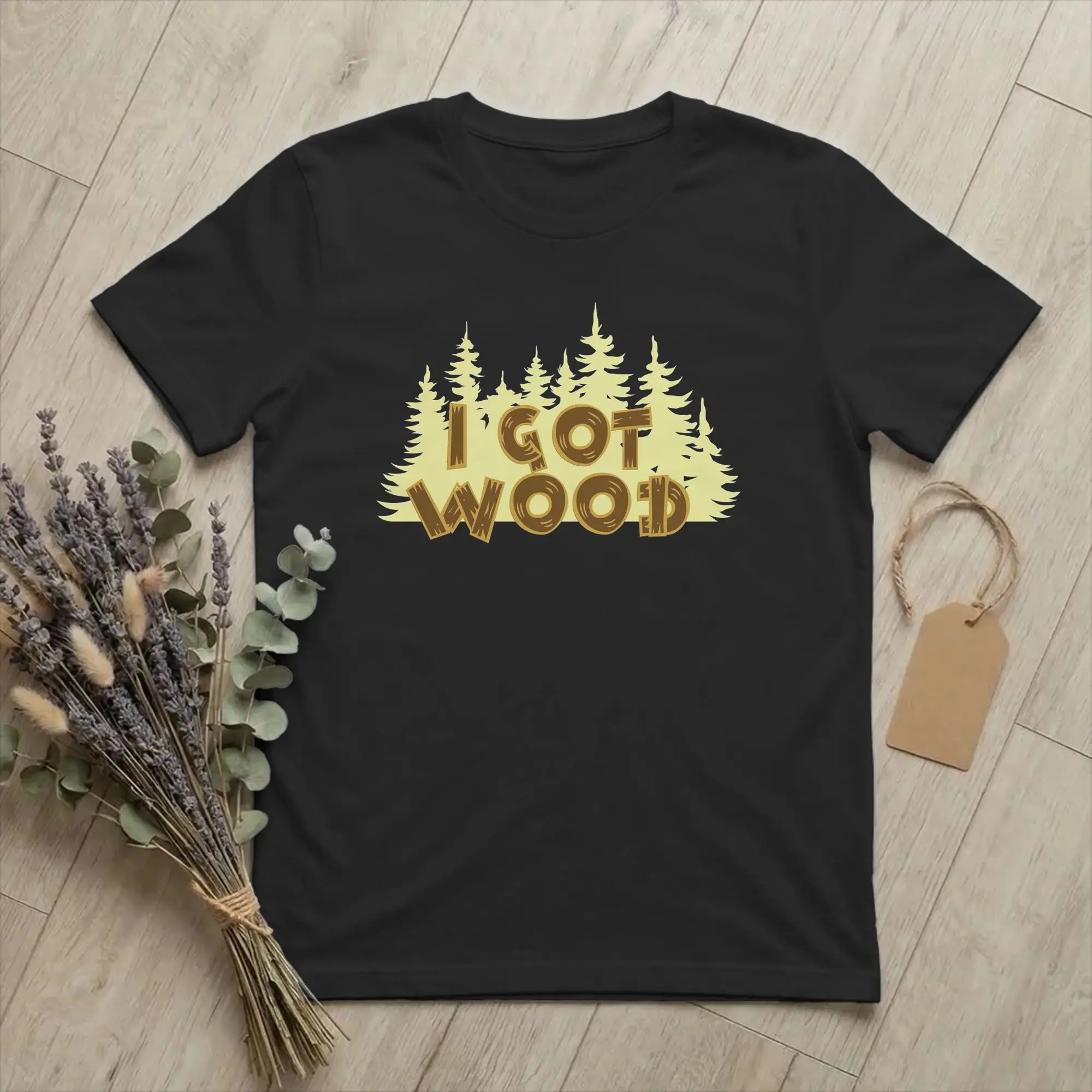 Men Shauns Zombie Dead I Got Wood T Shirt Ed Custom Cotton Clothes Novelty Short Sleeve Crewneck Tees Printing T-Shirt