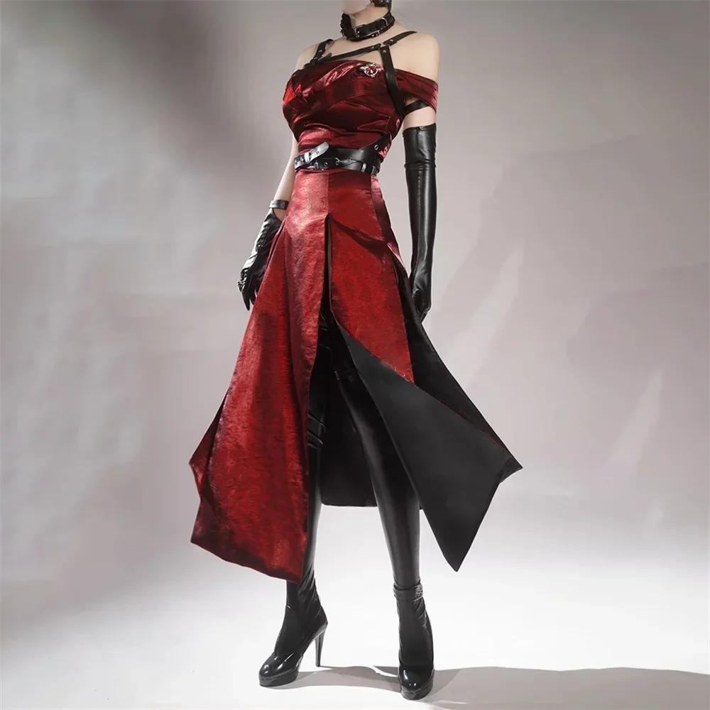 Game Love And Deepspace Cosplay Costume Adult Halloween Women Hunter Dress Uniform Earrings Full Set Accessories Suit Outfits