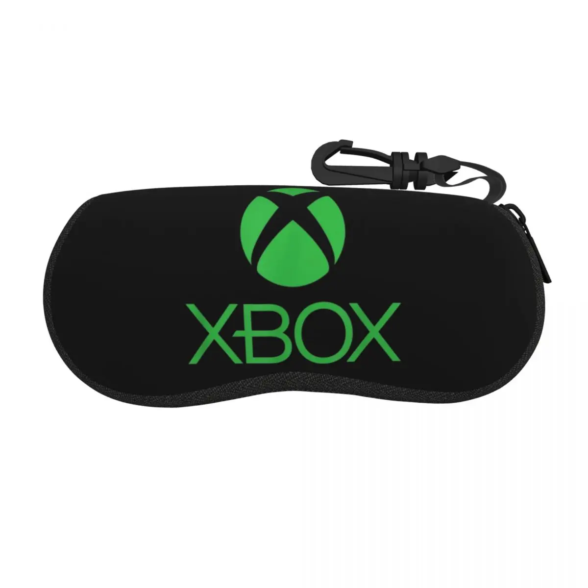 Custom Green Xbox Logo Shell Glasses Case Unisex Fashion Video Game Gamer Eyeglasses Case Sunglasses Protector Box