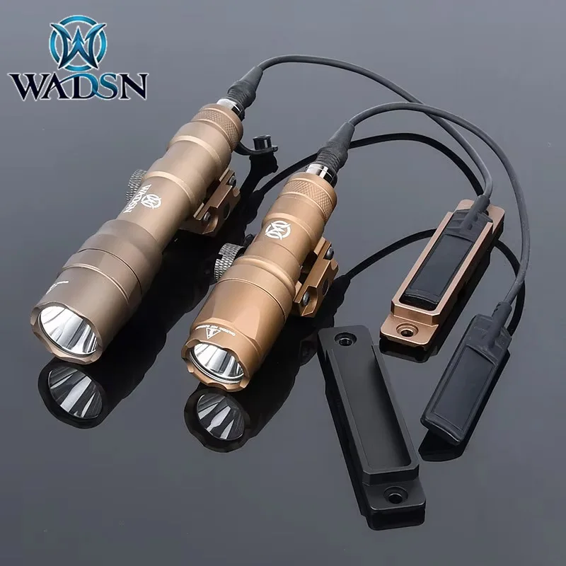 

Tactical M600 M300 M600DF M300A Flashlight White Light Metal Tail Switch Card Slot Fit M-Lok Keymod Rail Hunting Weapon Lamp