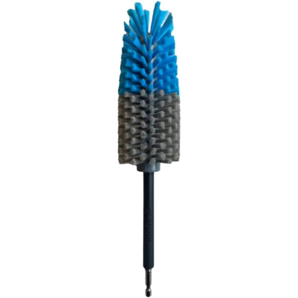 

Long Reach Drill Brush Attachment for Car Tires Wheels Engine Bay Exhaust Pipes Hard to Reach Areas with Heavy Duty Nylon