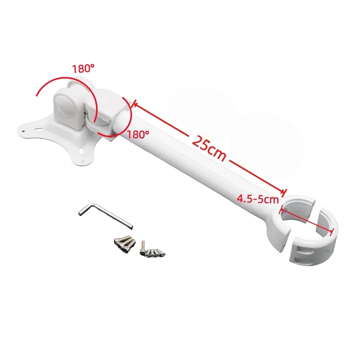 1Set Dental Intraoral Camera Bracket 45/50mm Metal LCD Monitor Arm Mount for Dental Chair Unit Accessories