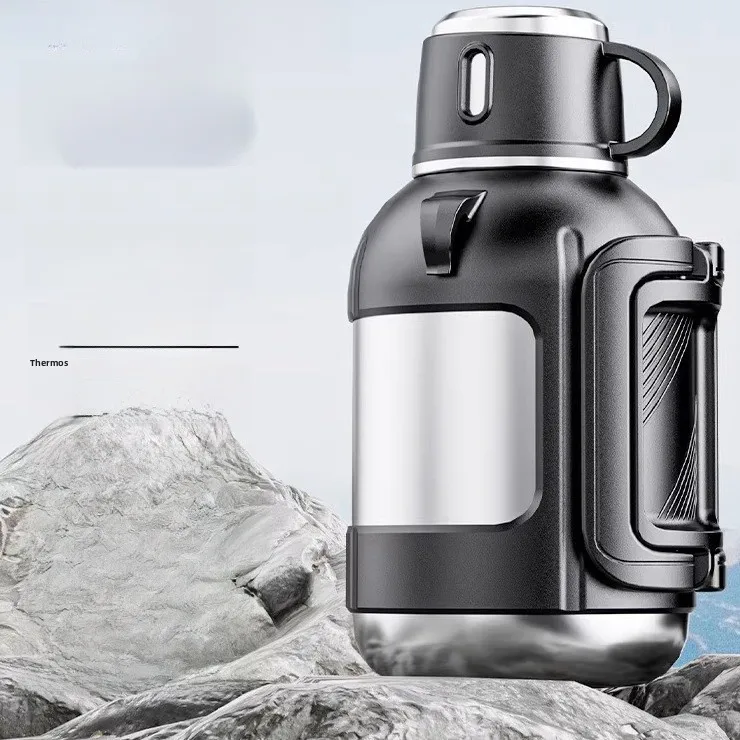 

Extra Large 4L Thermal Flask 36 Stainl Steel Outdoor Travel Car Portable Tea Brewing Water Bottle Baby