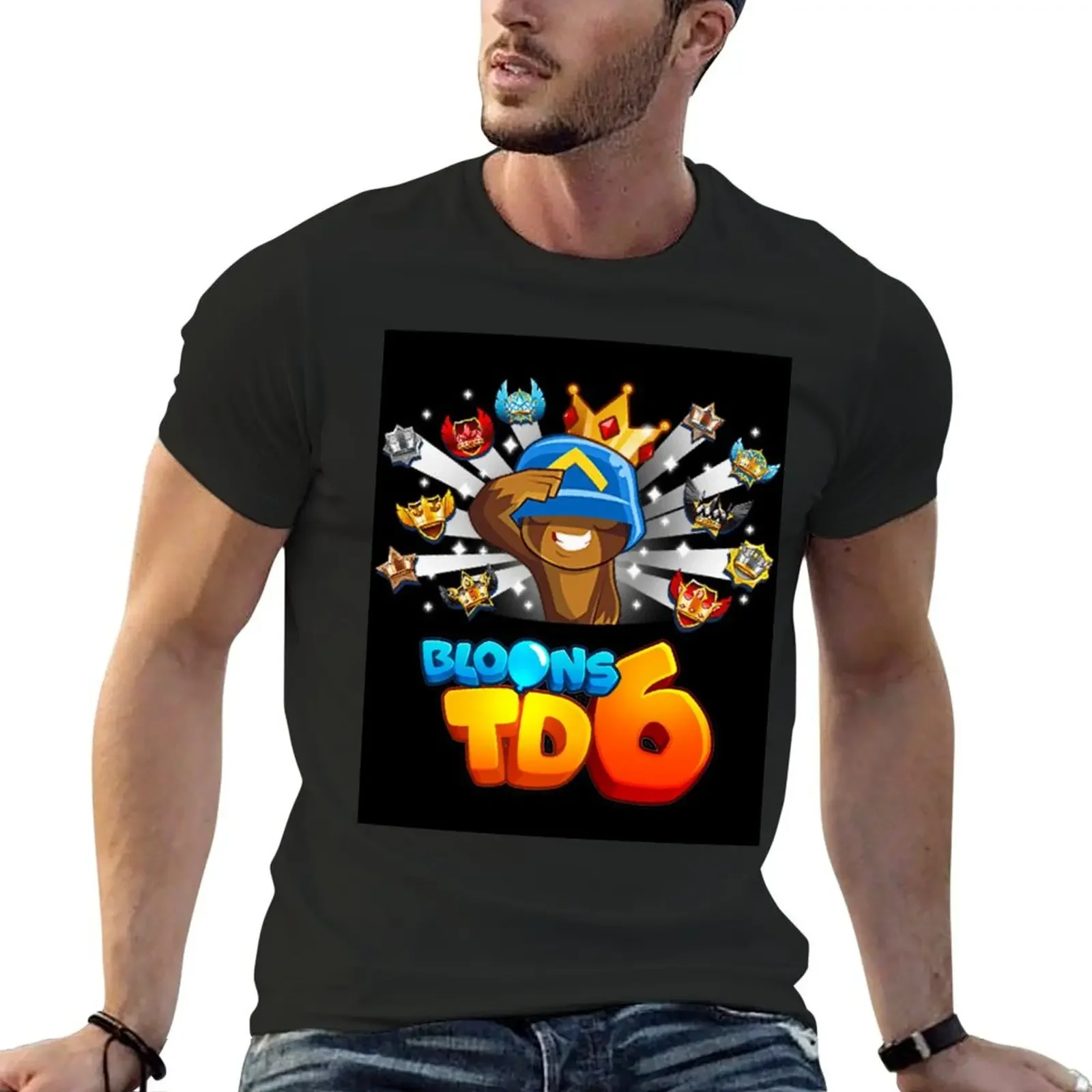 

Bloons Td 6 For Kids T-Shirt anime tshirt summer top vintage clothes oversized t shirts for men