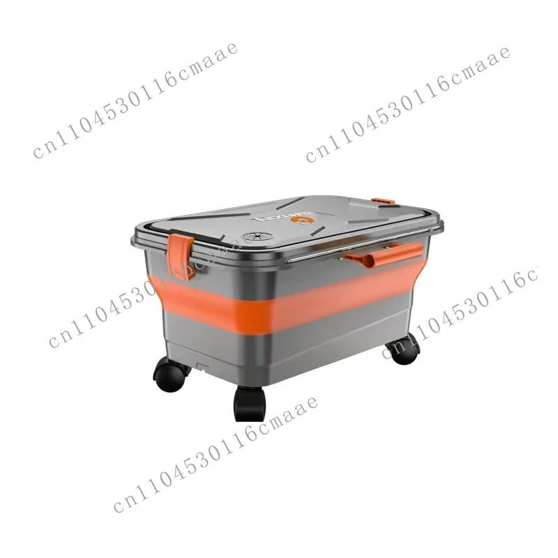 New Portable Foldable Water Tank Car Household Thickened Fishing 22 Liters Movable Car Wash Convenient and Good Storage
