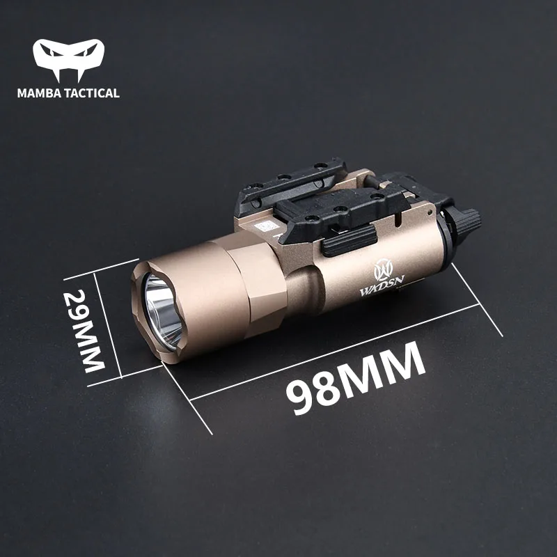 Tactical SF X300U X300 X400 Pistol Scout Light 600LM Fit G17 Picatinny Rail Outdoor Field Lighting Hunting Weapon Flashlight