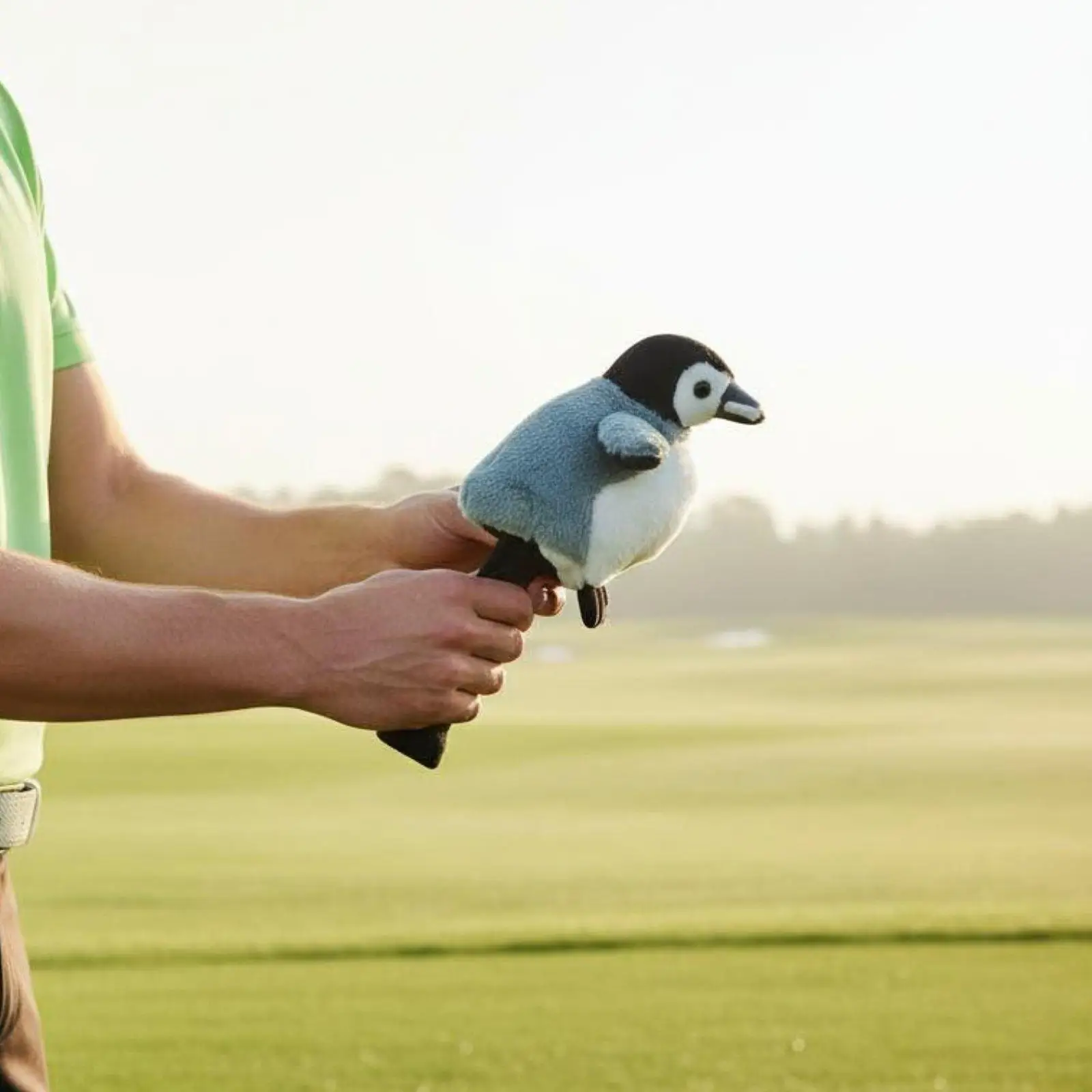 Penguin Character Golf Club Cover Durable Soft Stuffed Animal Headcover for Driver Wood Clubs - view 2