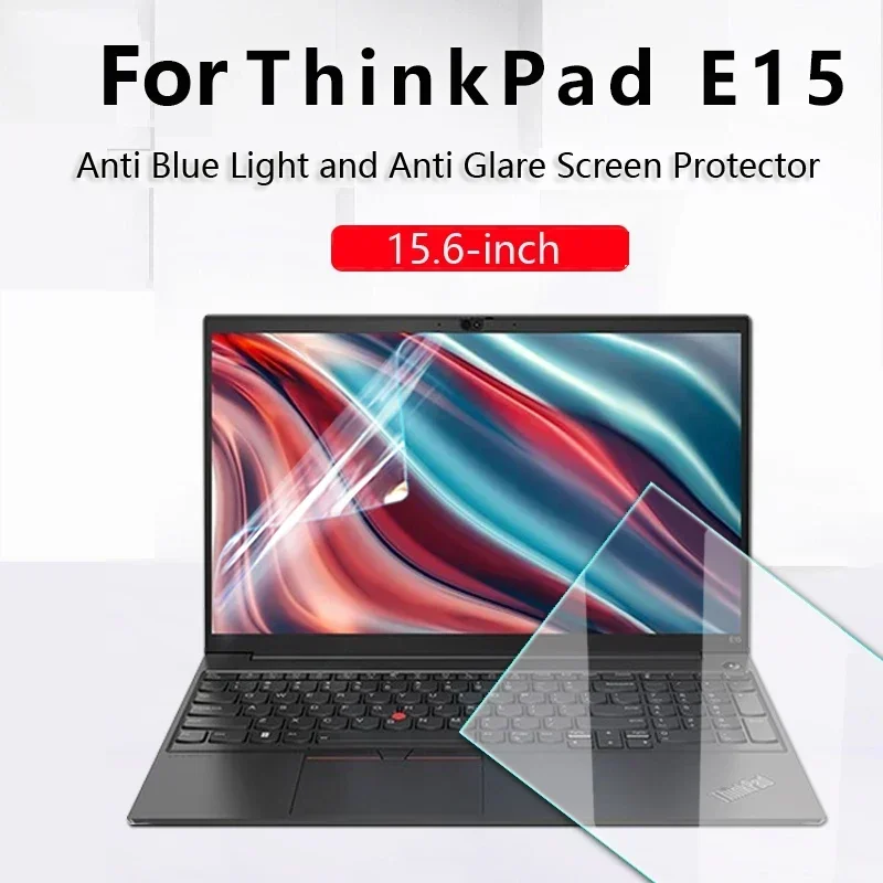 

2X Anti Blue Light and Anti Glare Screen Protector Cover for Lenovo ThinkPad E15 Gen1 Gen2 Gen3 Gen4 2019 2020 2021 2022 15.6"