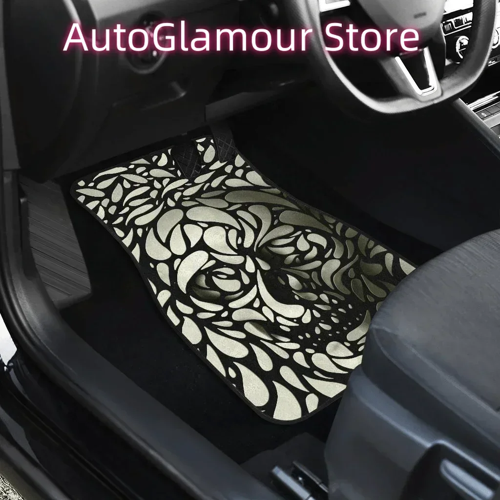 Awesome Skull Art Car Floor Mats Amazing Gift Ideas