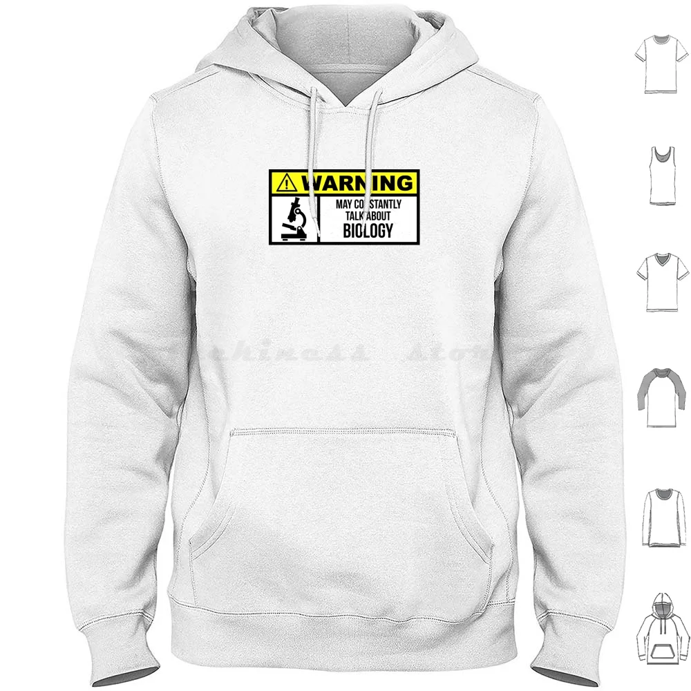 Biology Hoodies Long Sleeve Biologist Major Student Teacher Funny Sayings Quote