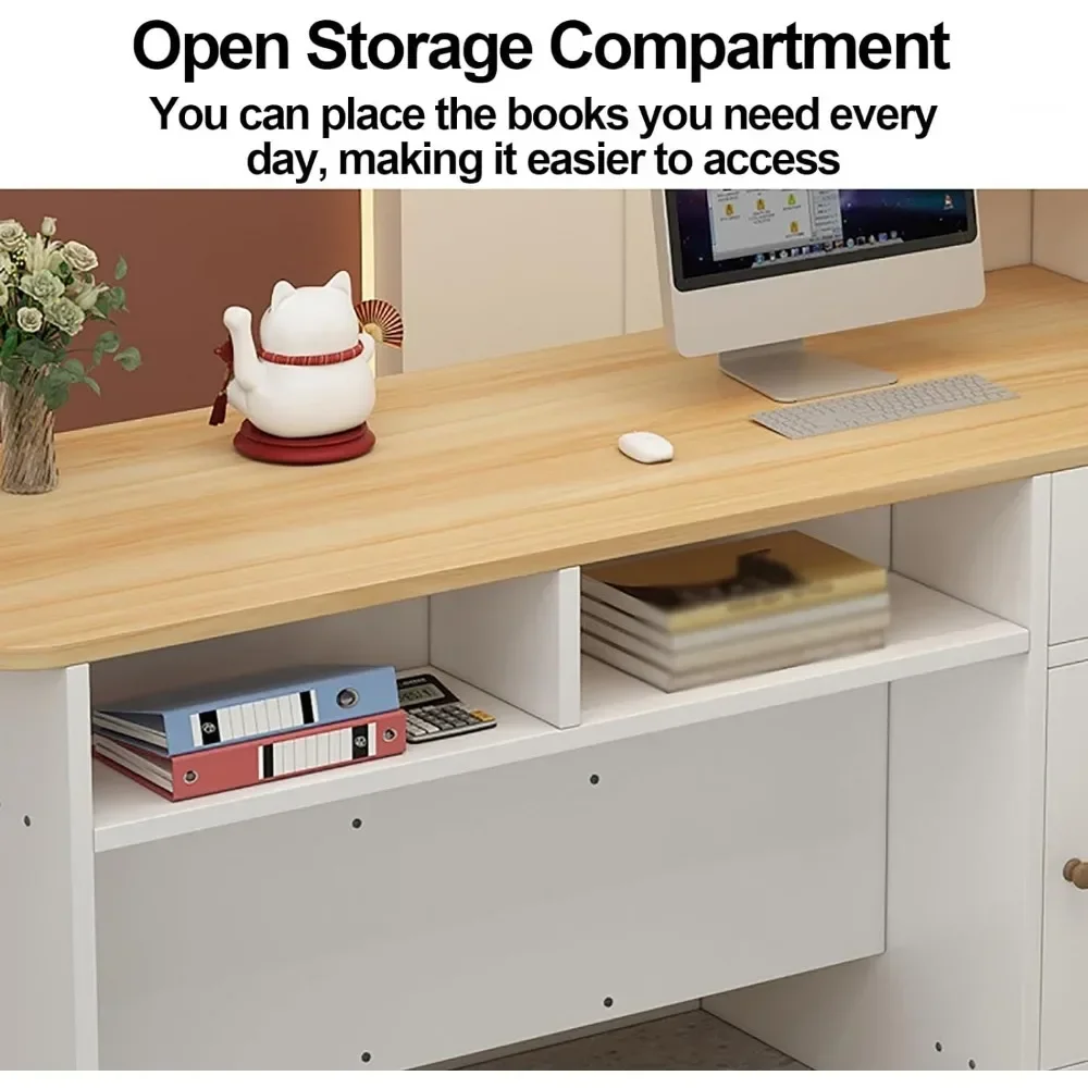 Shelves Organizers Reception Counter Desk Modern Retail Counter Front Desk Reception Room Table Counter Display Shelf & Drawers