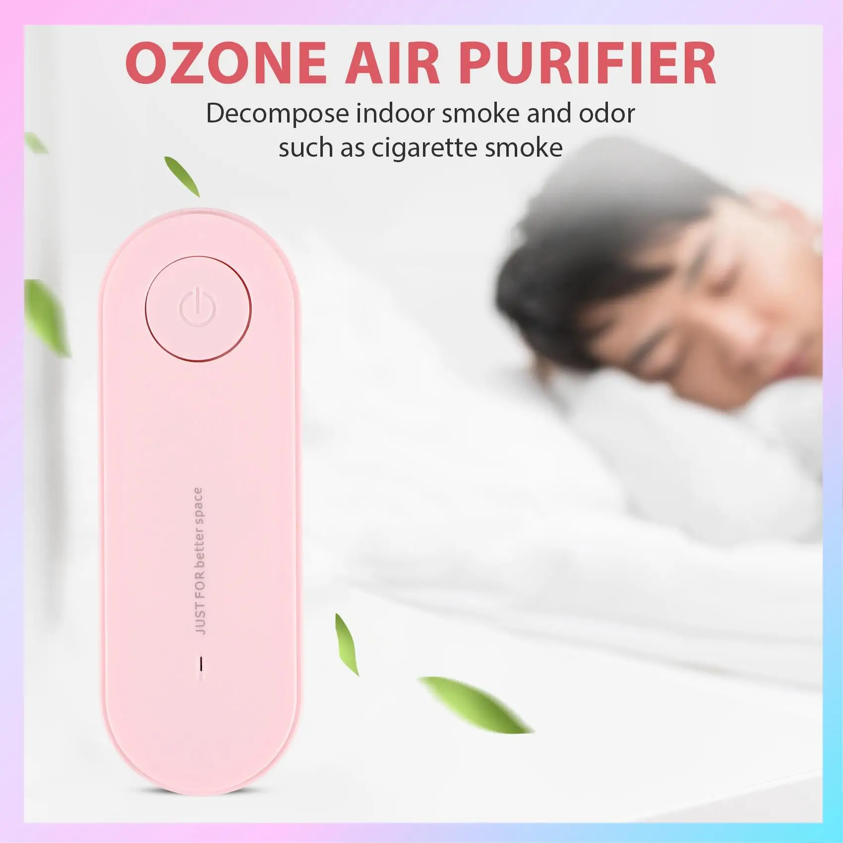 N85R-Plug In purificador de aire para limpiador doméstico, Mini ionizador de aire para eliminar el humo, desodorante portátil, ambientador