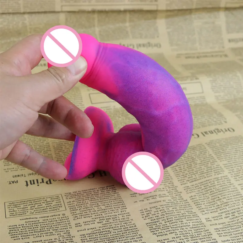 Colorful Realistic Dog Dildo Simulation Penis Animal Dildo Anal With Suction Cup Adult Sex Toy For Woman Lesbian Strapon Dildo