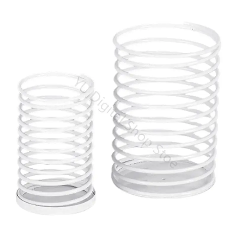 96BA Coil Pen Holders Cup Set for Office, School, and Home Desks with Two Open Containers for Grouping Everyday Stationeries