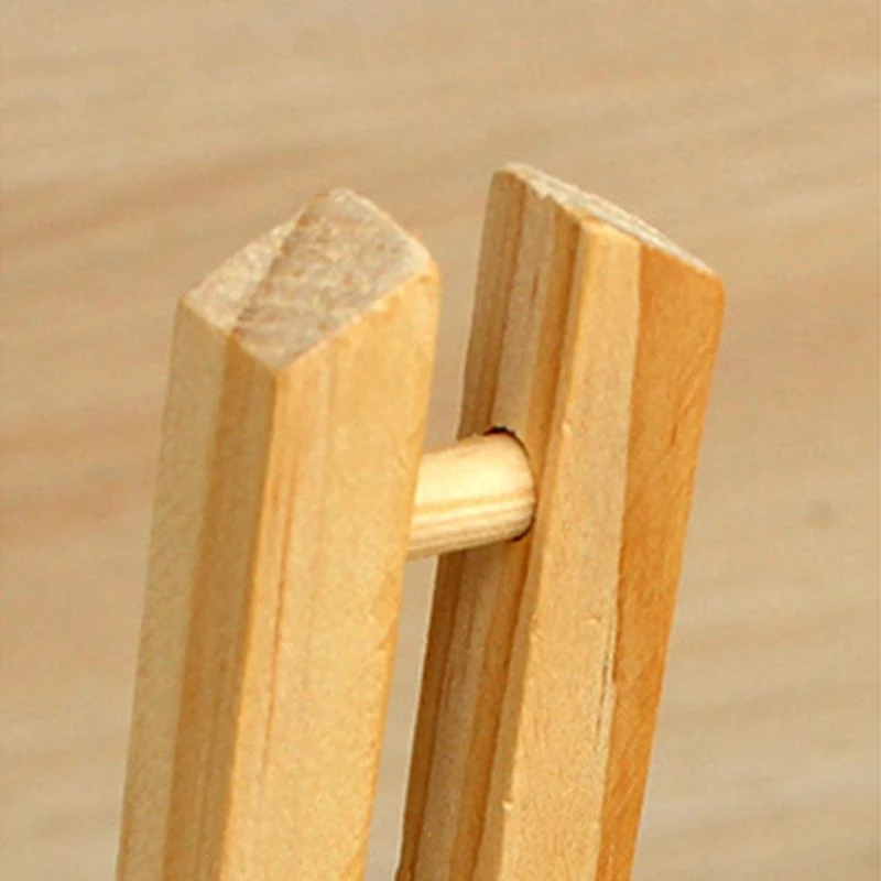 حامل طاولة من خشب الزان الطبيعي لرسم الفنان رسم حرفي قابل للطي حامل خشبي إطار عرض أفضل بيع #3