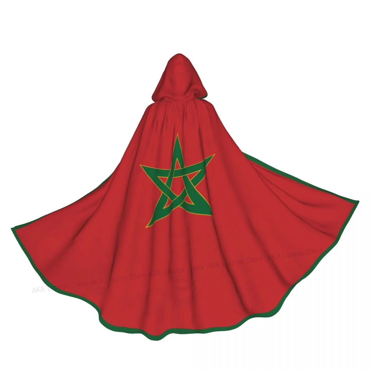 الكبار مصاص دماء كيب مقنعين رداء هالوين المغرب عباءة كامل طول تأثيري #6