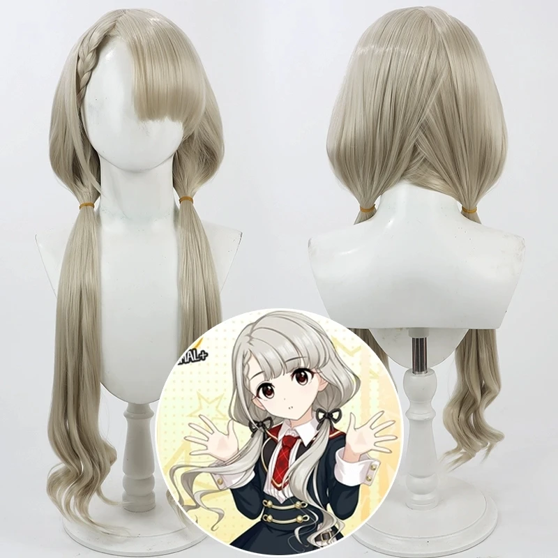 Gakuen iDOLM@STER Hisakawa Nagi Cosplay Wig Heat Resistant Synthetic Hair Halloween Party