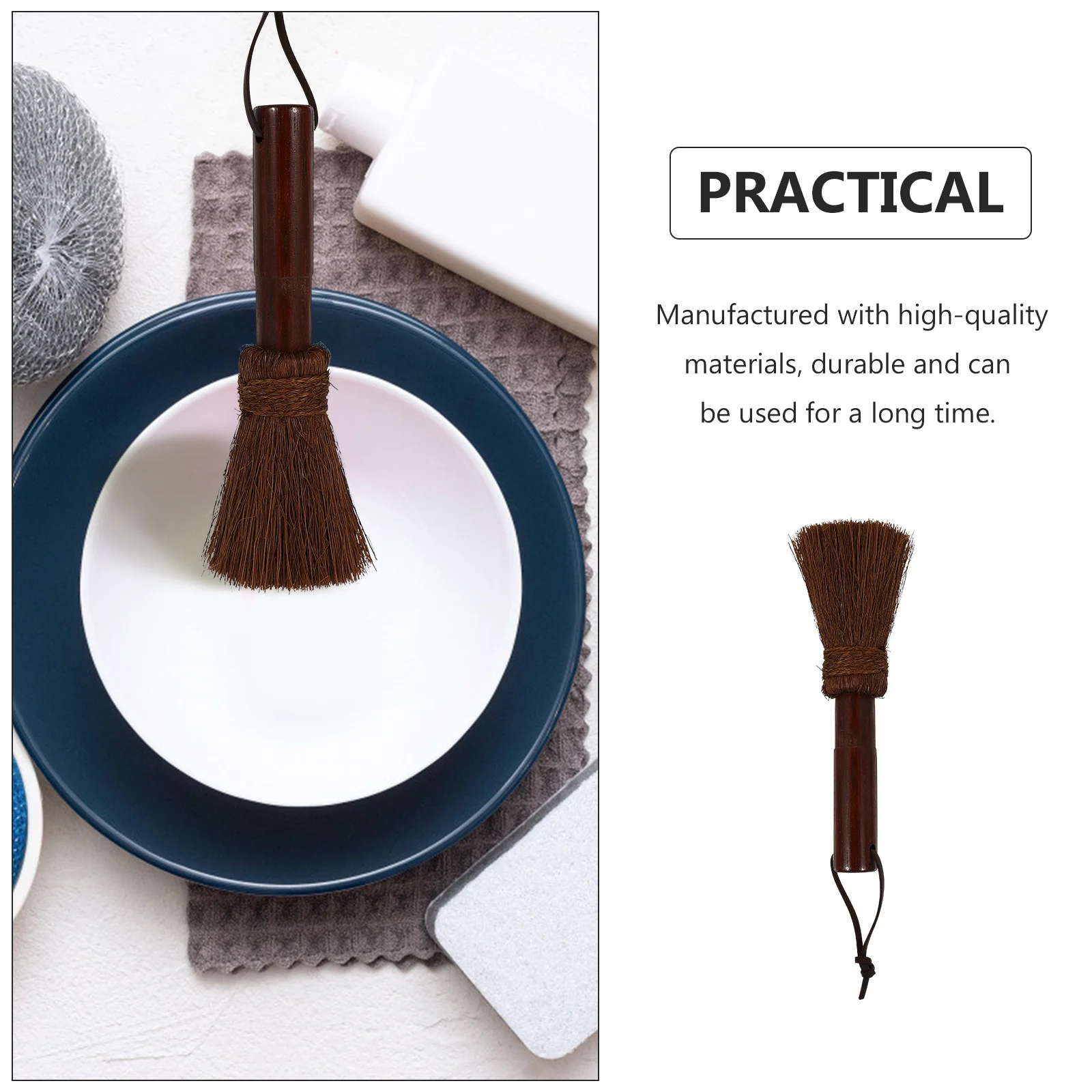 

1Pcs Palm Brush Kitchen Cleaning Brush Durable Pot Pan Non-Scratch Scrub for Dishes Sink Surfaces Kitchen Supplies