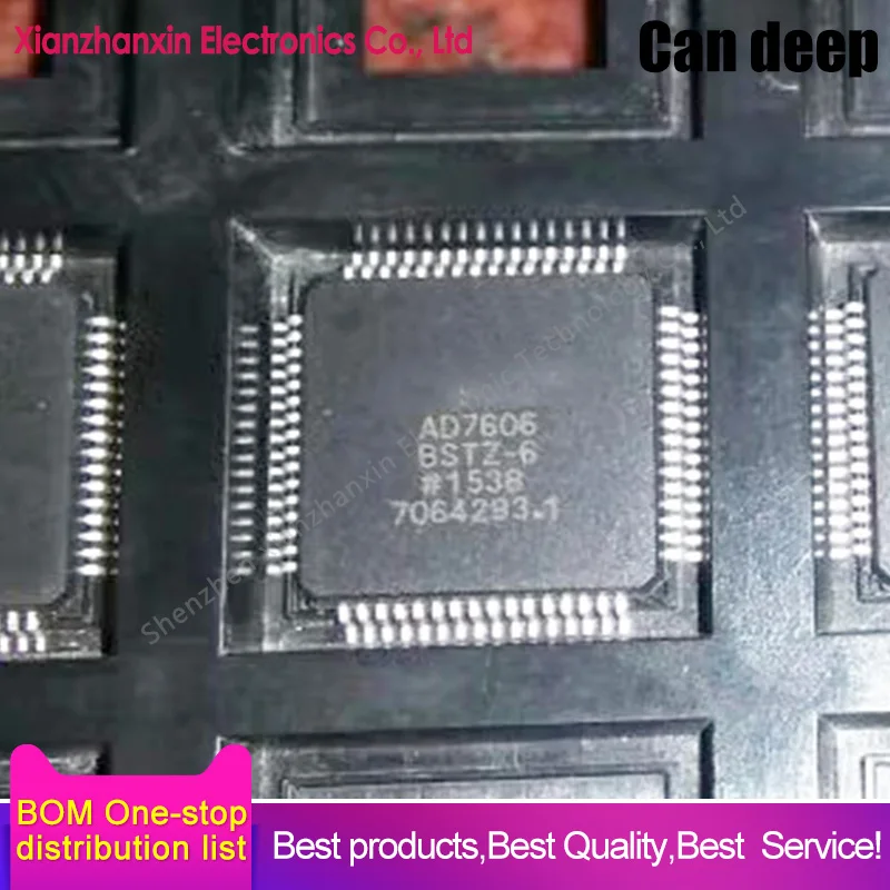 

1PCS/LOT AD7606BSTZ-6 AD7606BSTZ AD7606 QFP64 Digital to analog converter chip in stock