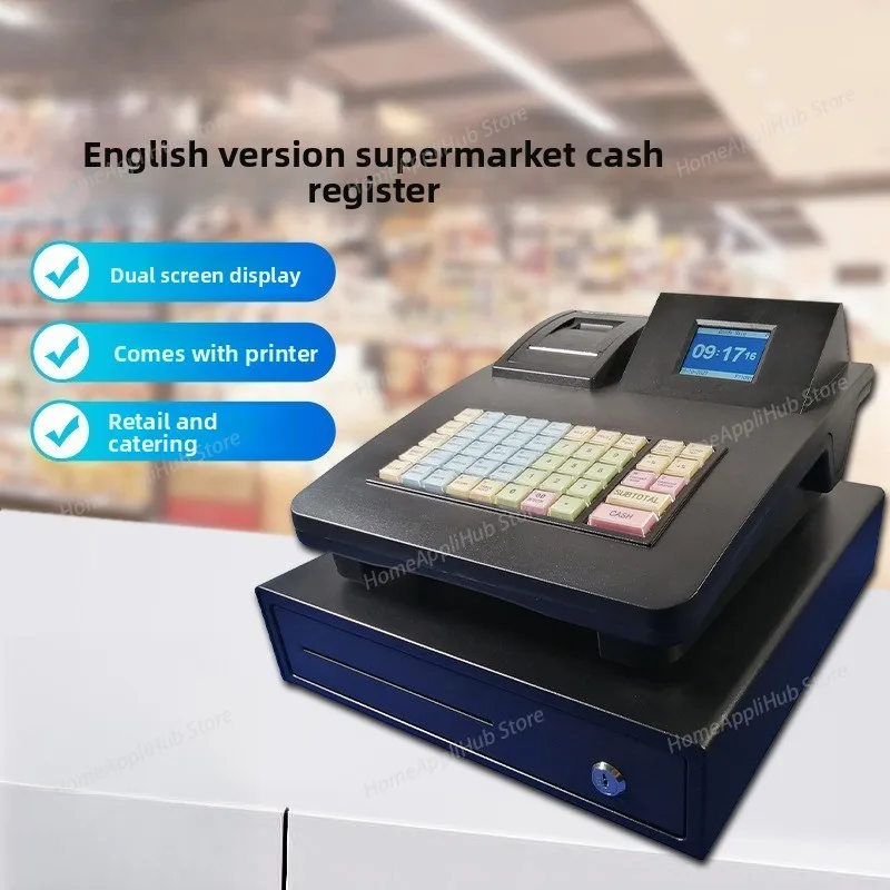 High Speed Thermal Printing Cash Register Built in System Easy Operation Maintenance Without Networking